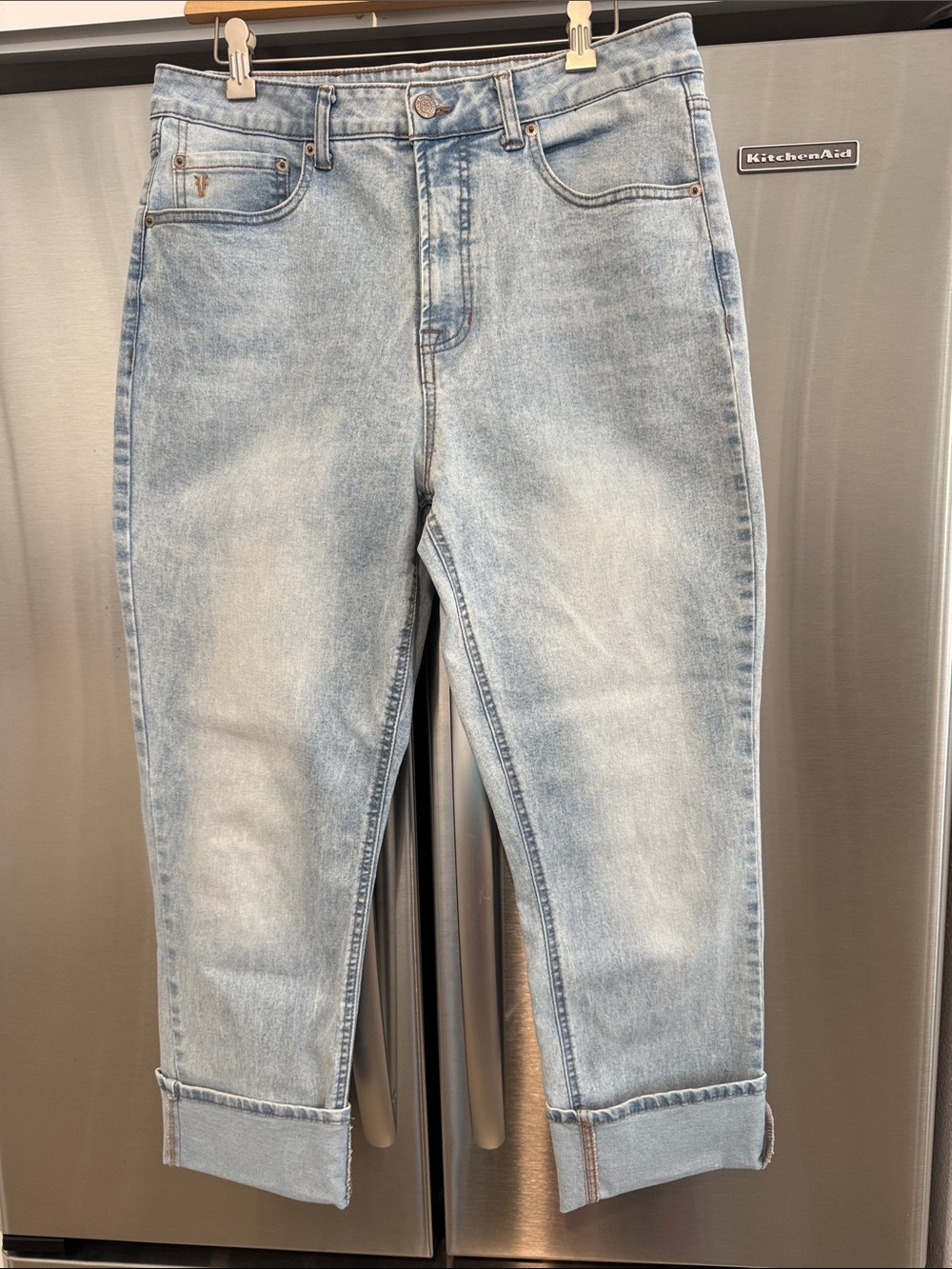 Frye Light Blue Denim Jeans with Cuff